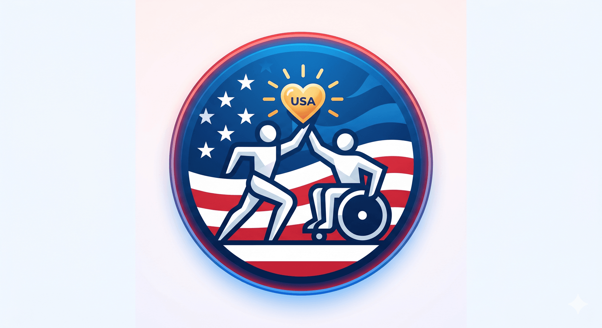Team USA fan impact badge
